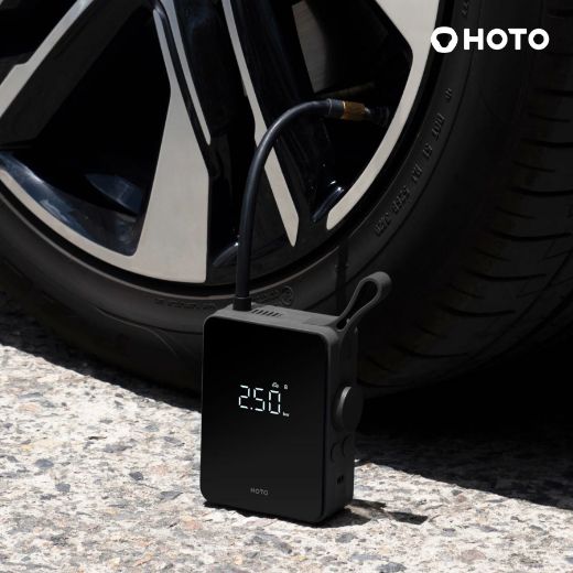 Picture of HOTO Portable Electric Tire Inflator - Black