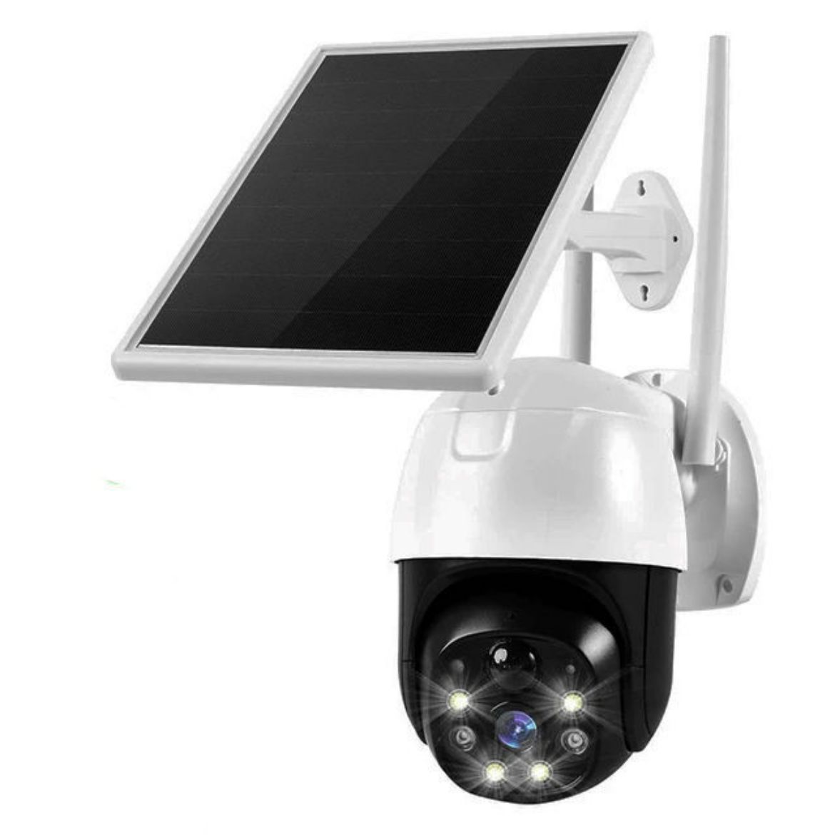 Picture of Smart 4G 1080P HD Outdoor Solar Security Camera with Night Vision - White