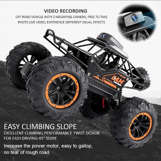 Picture of RC Bigfoot Monster Climbing Car Truck With Camera And App Control