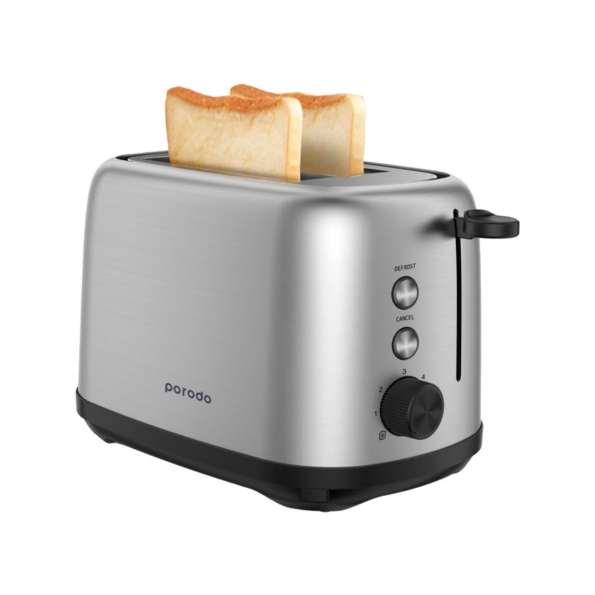 Picture of Porodo LifeStyle Golden Brown Toaster with Defrost Function 750W