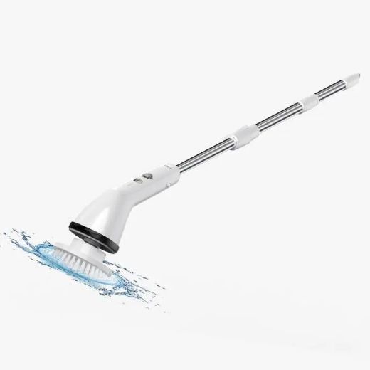 Picture of Porodo Lifestyle IPX6 Electric Spin Scrubber Cleaning Kit - White