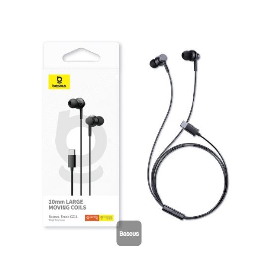 Picture of Baseus Encok CZ11 Wired Earphones Cluster - Black