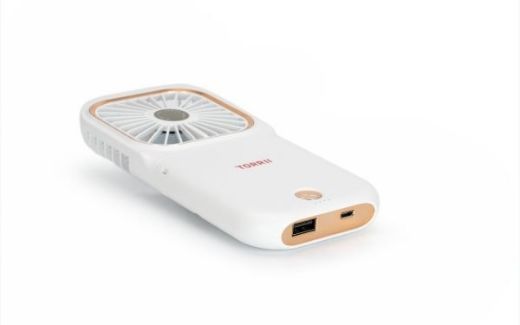 Picture of Torrii Cool Foldable Neck Fan with 3000mAh Powerbank - White