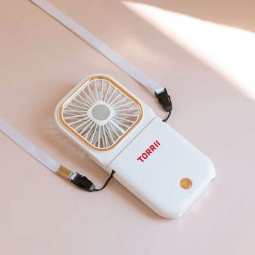 Picture of Torrii Cool Foldable Neck Fan with 3000mAh Powerbank - White