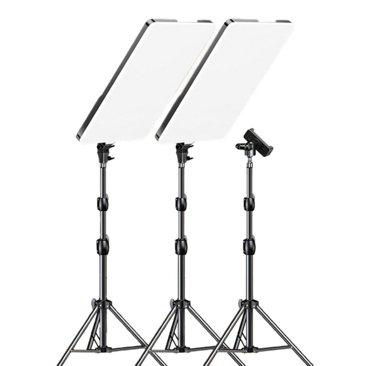 Picture of Fku 2 Pack Led Video Photography Lighting Kit Studio - Black