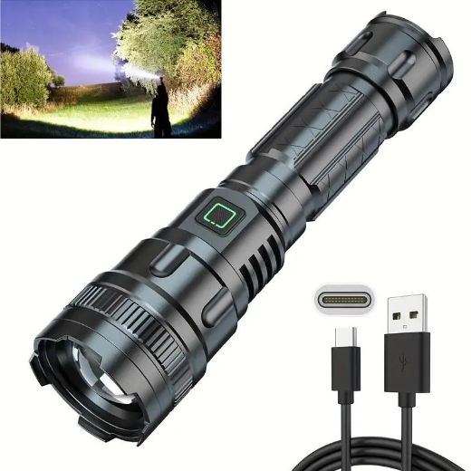 Picture of SKY Power LED Waterproof Flashlight Torch - Black