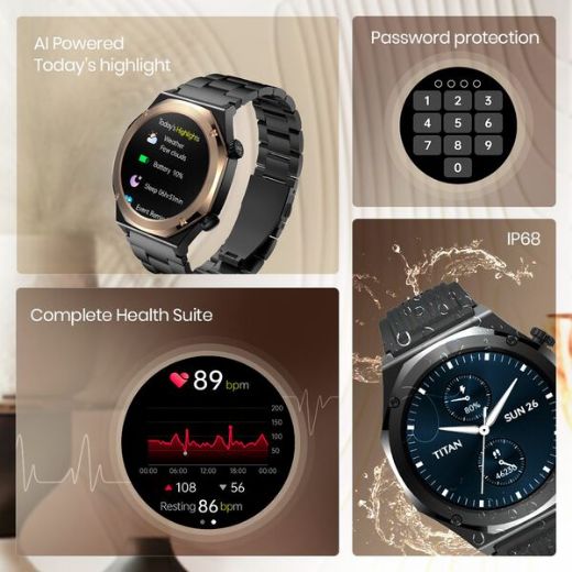 Picture of Titan Maestro Smart Watch - Silver