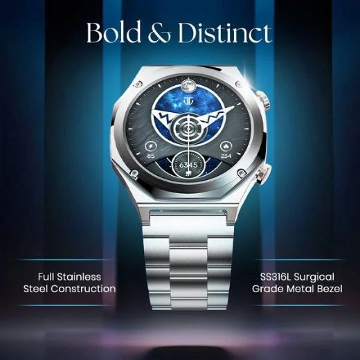 Picture of Titan Maestro Smart Watch - Silver